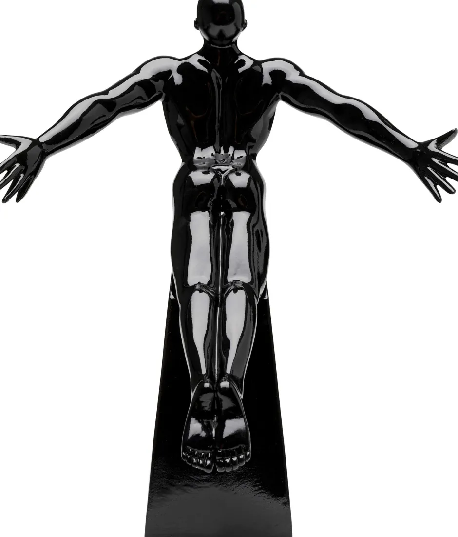 KARE Deko Figur Jumper Schwarz 37cm