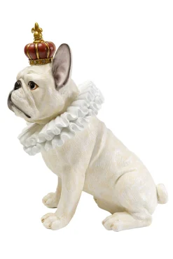 KARE Deko Figur King Dog Weiß 33cm