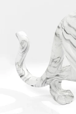 KARE Deko Figur Leopard Marble 129cm