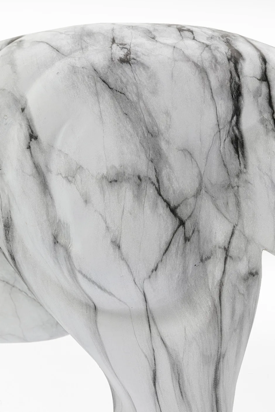 KARE Deko Figur Leopard Marble 95cm