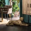 KARE Deko Figur Lion Gold 113cm