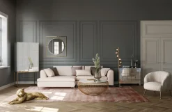 KARE Deko Figur Lion Gold 113cm