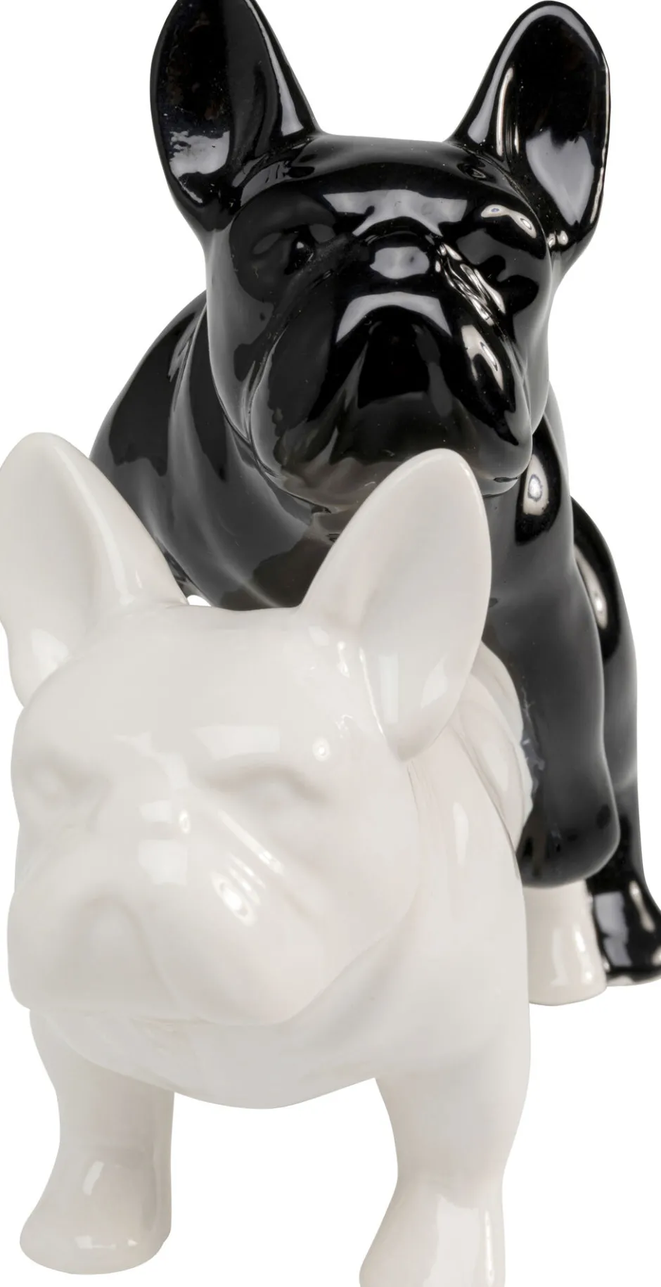 KARE Deko Figur Love Dogs Schwarz