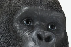 KARE Deko Figur Monkey Gorilla Side Medium Schwarz