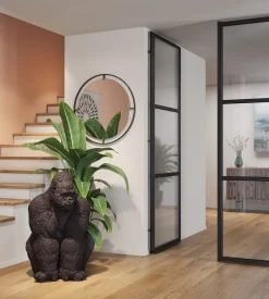 KARE Deko Figur Monkey Gorilla Front XXL 107cm