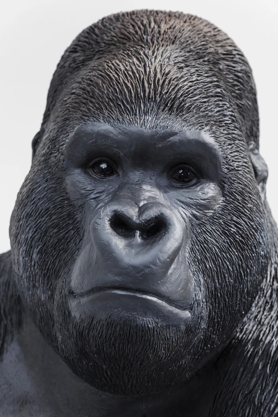 KARE Deko Figur Monkey Gorilla Side XL Schwarz 76cm