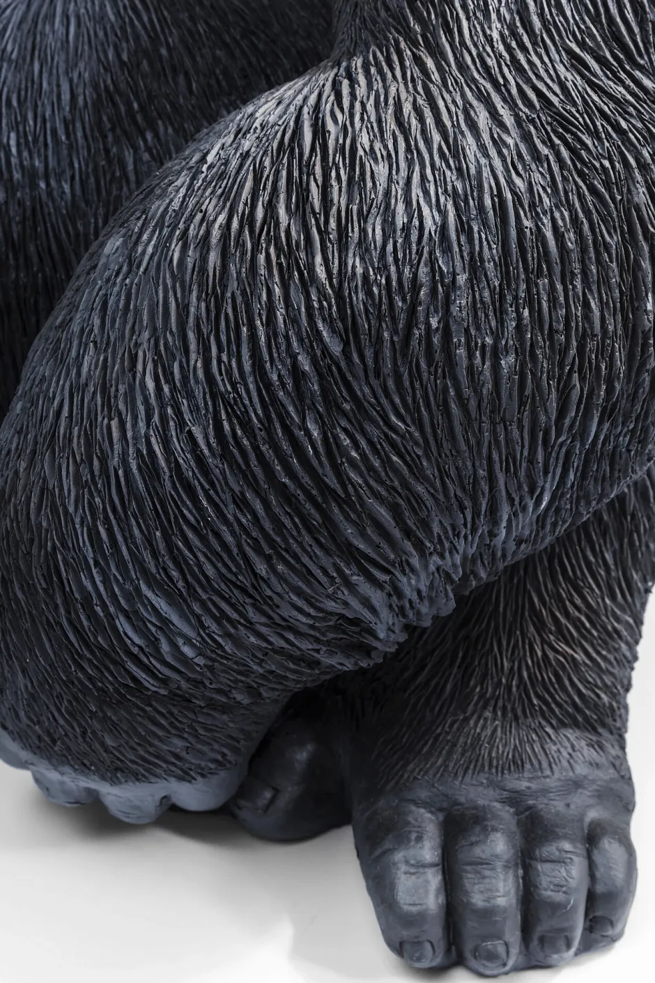 KARE Deko Figur Monkey Gorilla Side XL Schwarz 76cm