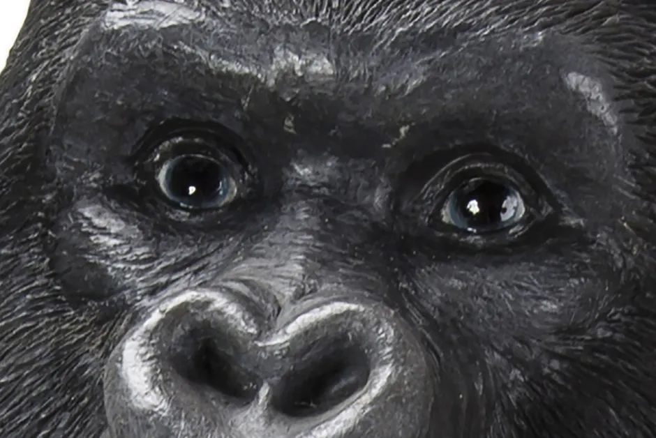 KARE Deko Figur Monkey Gorilla Side XL Schwarz 76cm