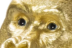 KARE Deko Figur Monkey Gorilla Side Medium Gold 39cm