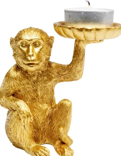 KARE Deko Figur Monkey Tealight Holder 11cm