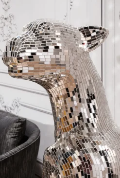 KARE Deko Figur Mosaik Welcome Panther Links XL