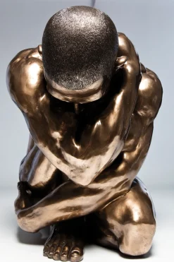 KARE Deko Figur Nude Man Hug Bronze 54cm