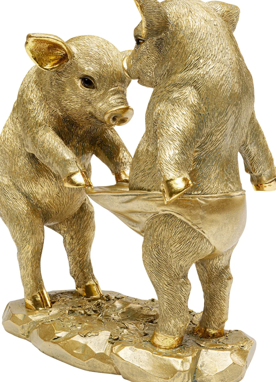 KARE Deko Figur Pig Party 20cm