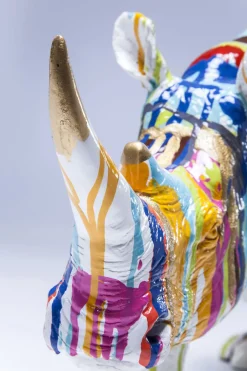 KARE Deko Figur Rhino Colore 26cm
