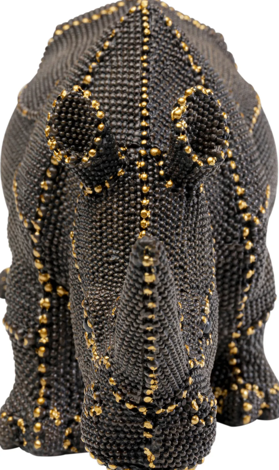 KARE Deko Figur Rhino Rivets Pearls 26cm