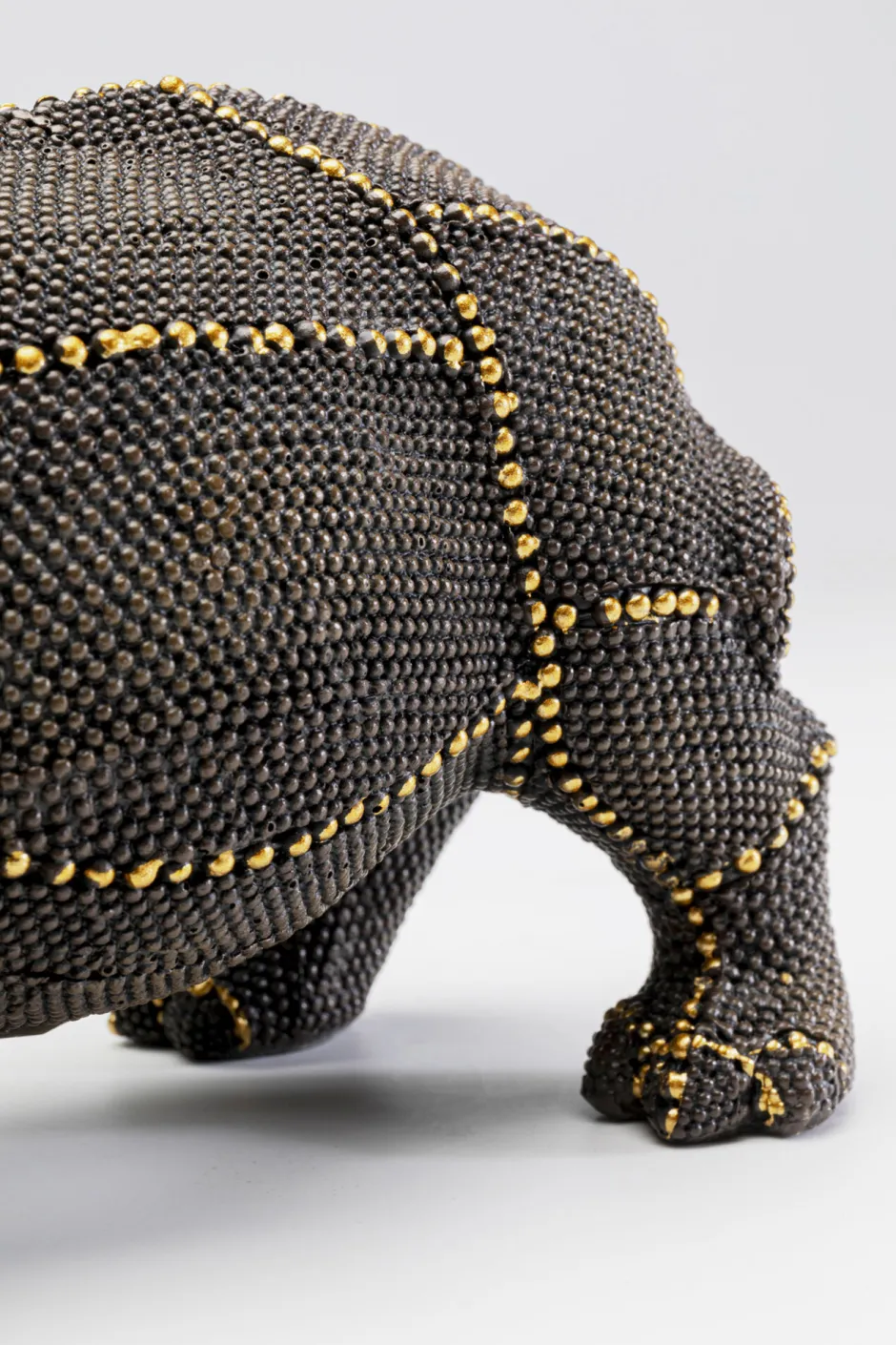 KARE Deko Figur Rhino Rivets Pearls 26cm