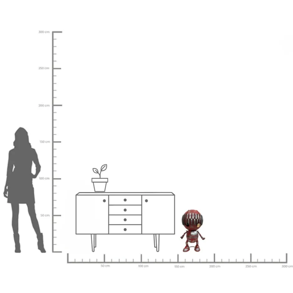 KARE Deko Figur Robot Karl 59cm