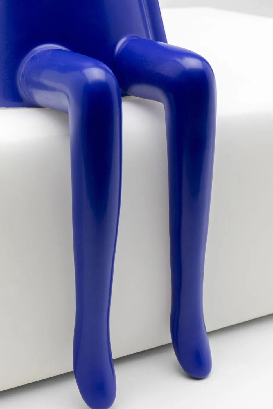 KARE Deko Figur Sitting Rabbit Blau 35cm