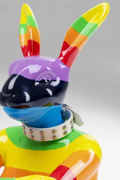 KARE Deko Figur Sitting Rabbit Rainbow 80