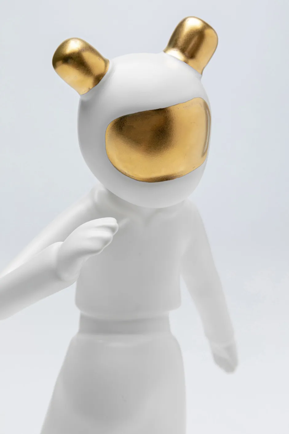 KARE Deko Figur Skating Astronaut Weiß 33cm