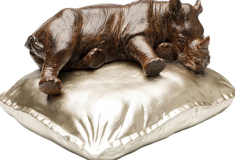 KARE Deko Figur Sleeping Rhino 37cm