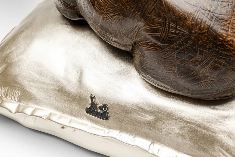 KARE Deko Figur Sleeping Rhino 37cm