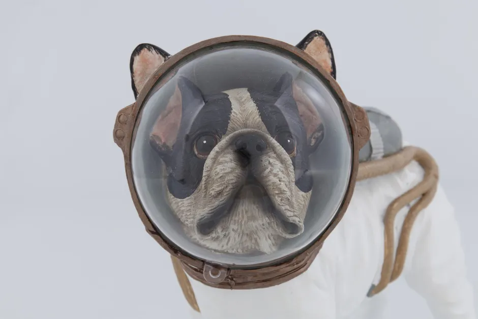 KARE Deko Figur Space Dog 21cm