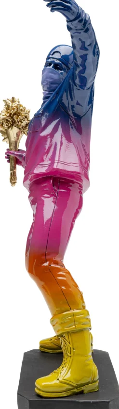 KARE Deko Figur Street Art Bouquet Rainbow 41cm