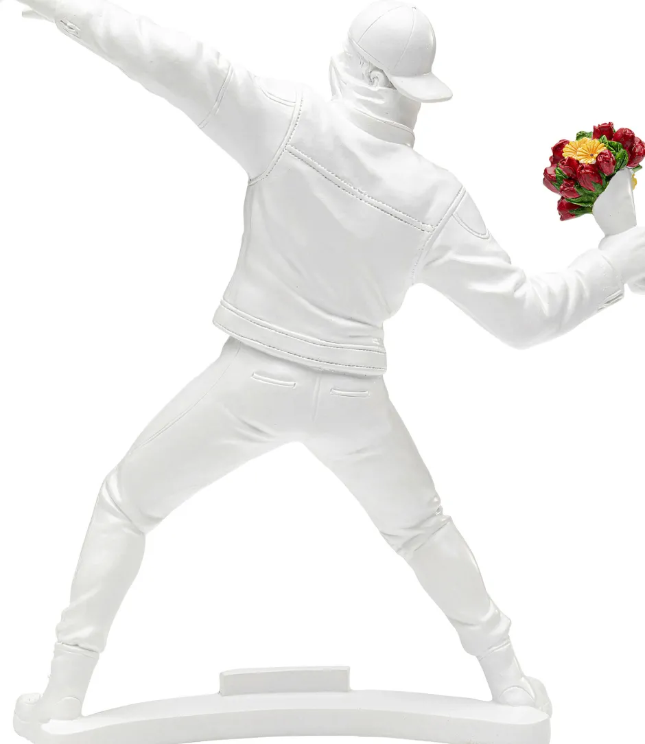 KARE Deko Figur Street Art Bouquet Weiß 27cm