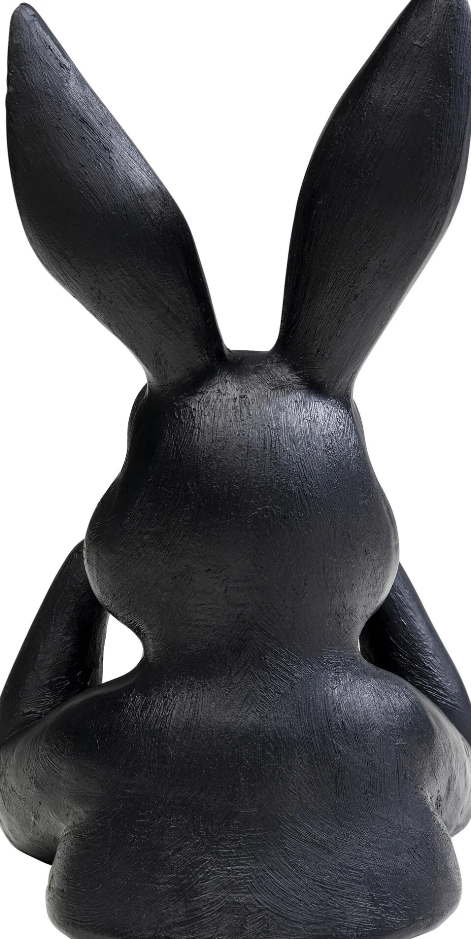 KARE Deko Figur Sweet Rabbit Schwarz 23cm