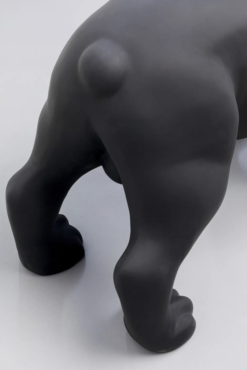 KARE Deko Figur Toto Teen Schwarz Matt 90cm