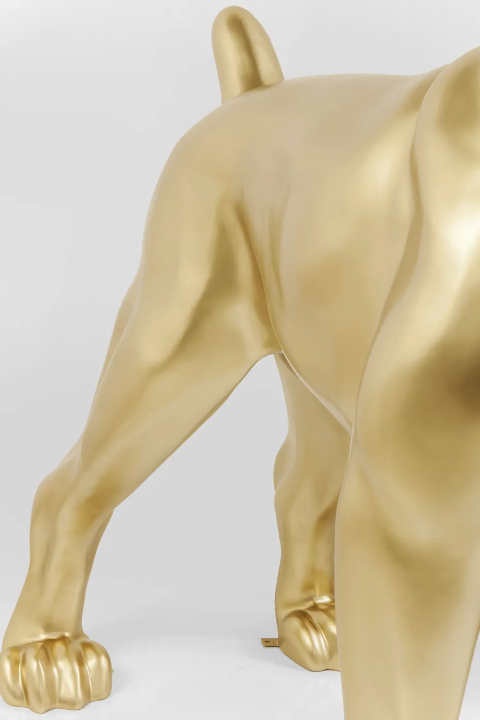 KARE Deko Figur Toto XL Gold 180cm