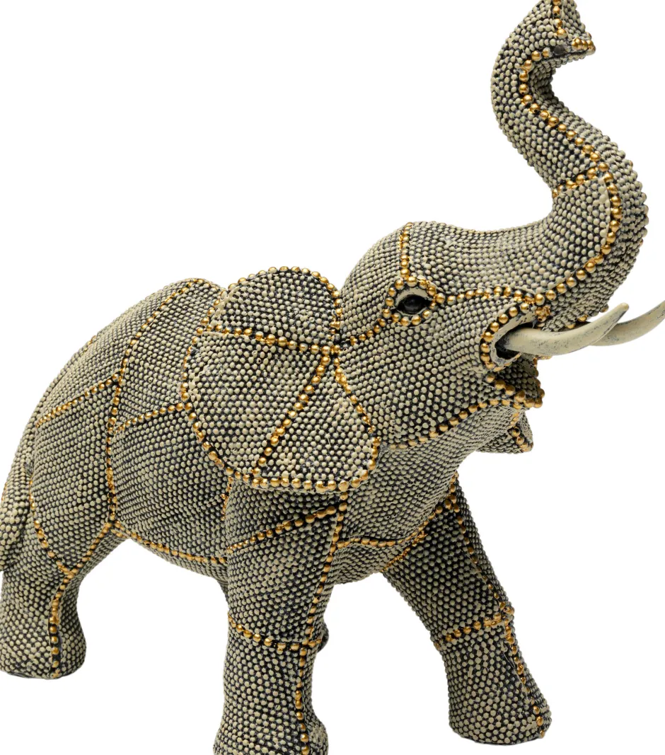 KARE Deko Figur Walking Elephant Pearls 24cm
