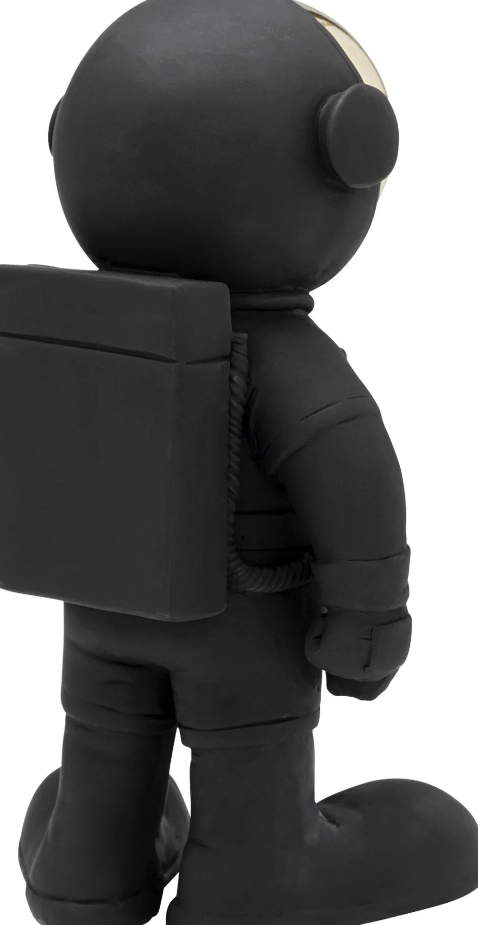 KARE Deko Figur Welcome Astronaut Schwarz 27cm