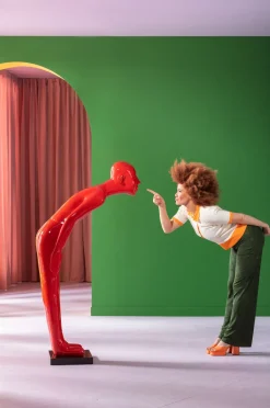 KARE Deko Figur Welcome Guests Red XL 164