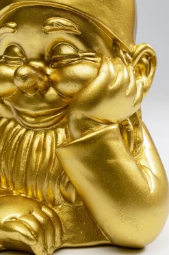 KARE Deko Figur Zwerg Gold 21cm