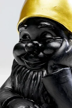 KARE Deko Figur Zwerg Schwarz 21cm