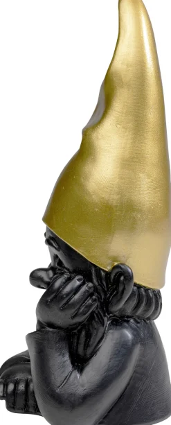 KARE Deko Figur Zwerg Schwarz 21cm