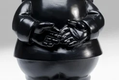 KARE Deko Figur Zwerg Standing Schwarz Gold 30cm