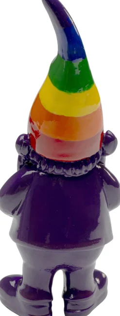 KARE Deko Figur Zwerg Stehend Rainbow Lila 11cm