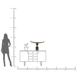 KARE Deko Objekt Athlet Bronze 75cm