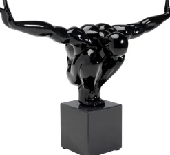 KARE Deko Objekt Athlet Schwarz 75cm