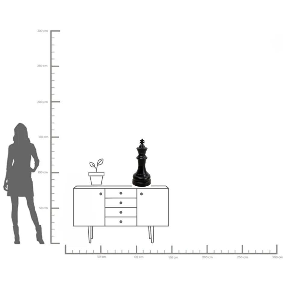 KARE Deko Objekt Chess King 68cm