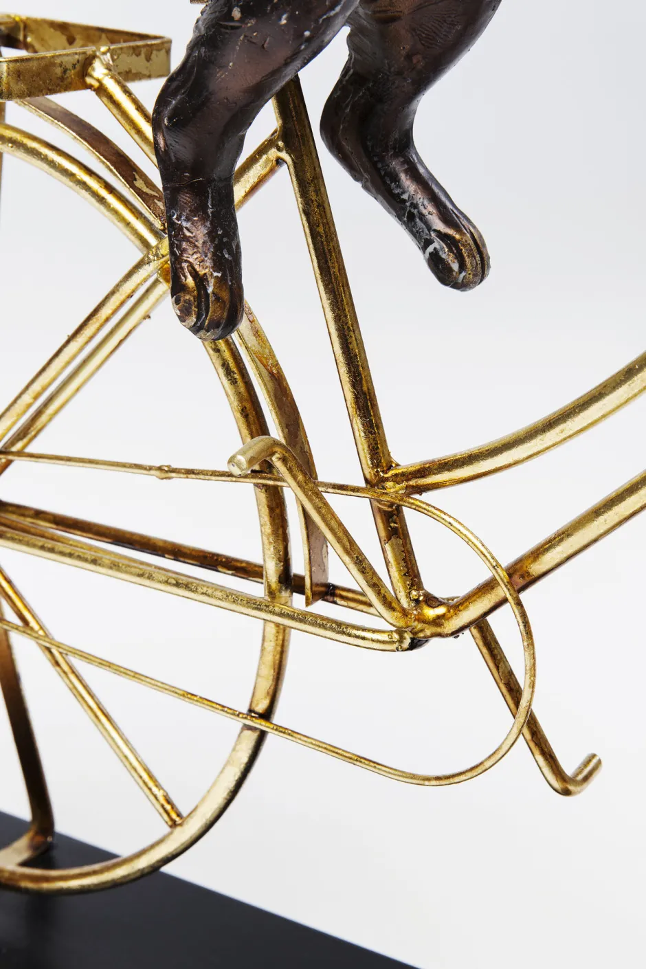 KARE Deko Objekt Dog With Bicycle 44cm