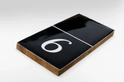 KARE Deko Objekt Domino Schwarz 24x7cm