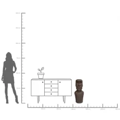 KARE Deko Objekt Easter Island 80cm