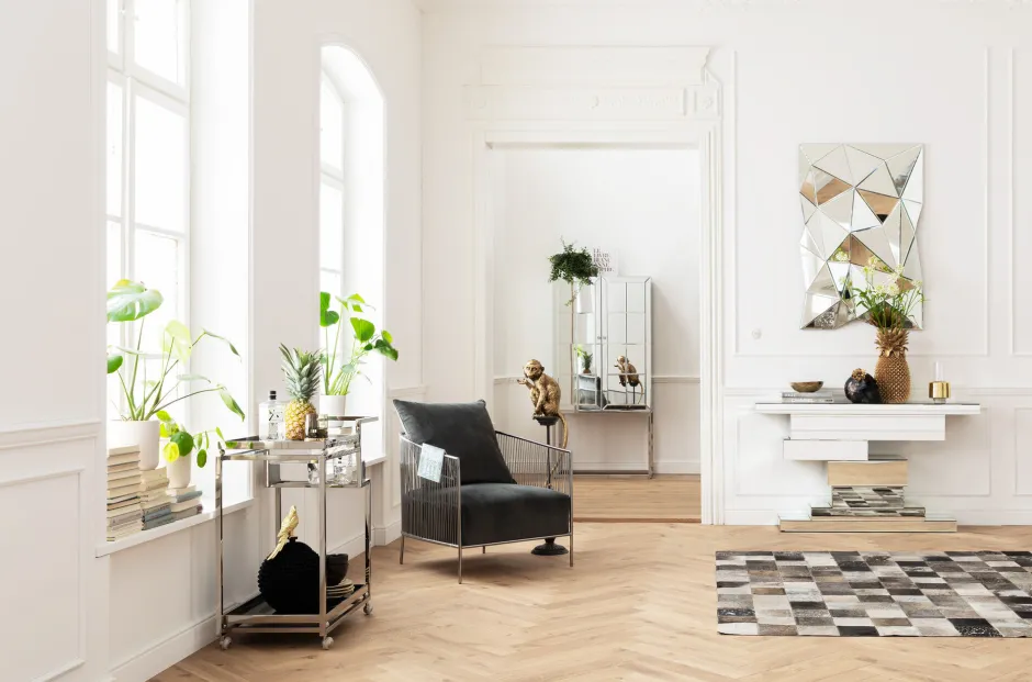 KARE Deko Objekt Flower Skull 22cm