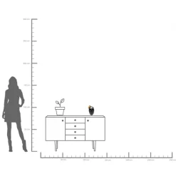 KARE Deko Objekt Flower Skull 22cm