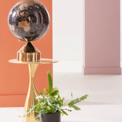 KARE Deko Objekt Globe Top Gold 47cm