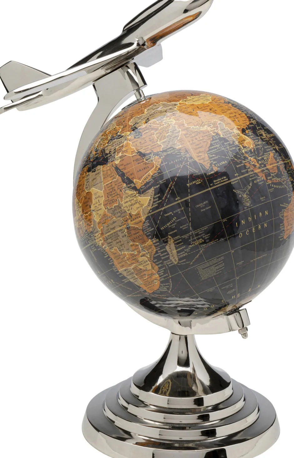 KARE Deko Objekt Globe Top Plane 39cm